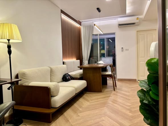 bedroom and living room of Supalai Park Kaset