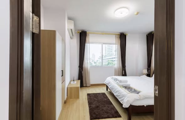 bedroom of Supalai River Resort