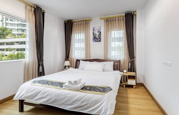 bedroom of Supalai River Resort