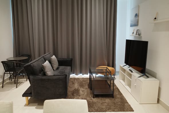 bedroom and living room of Tait Sathorn 12