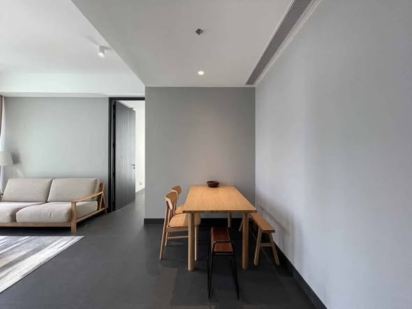 living room and room interior of Tait Sathorn 12