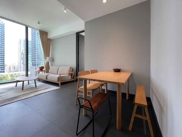 living room and room interior of Tait Sathorn 12