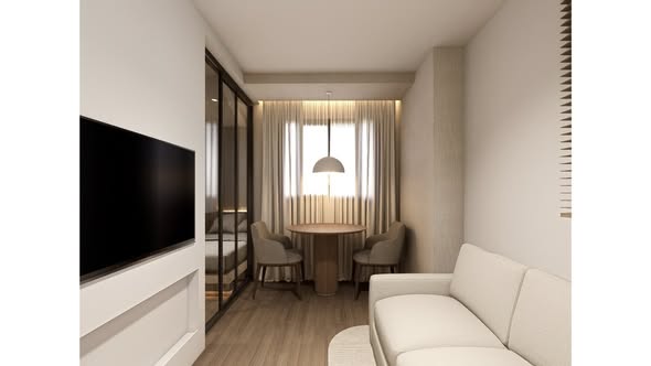 living room of Tarntip Garden Place Condominium