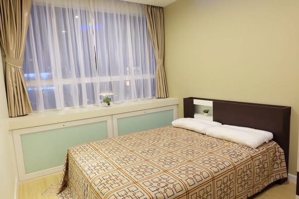 bedroom of TC-Green Condominium