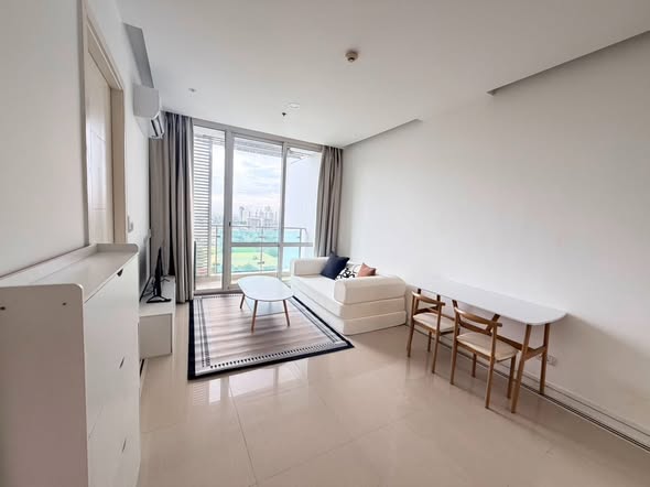 bedroom and living room of TC-Green Condominium