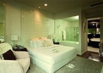 bedroom and living room and room interior of The Address Chidlom