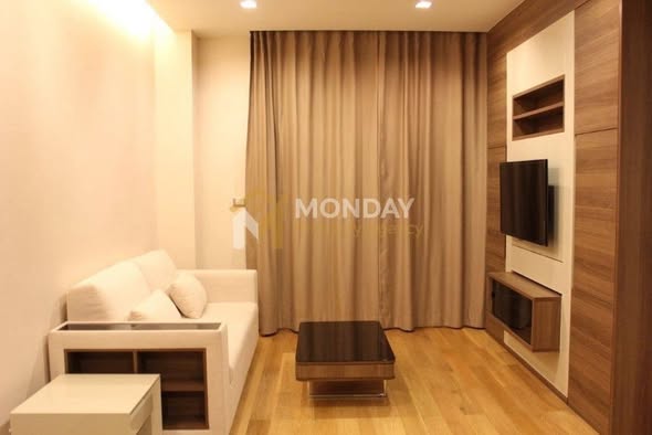 living room and bedroom of The Address Sathorn