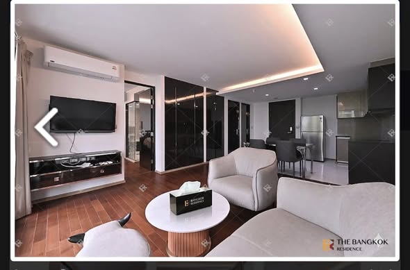 living room of The Address Sukhumvit 61 ดิ แอดเดรส สุขุมวิท 61