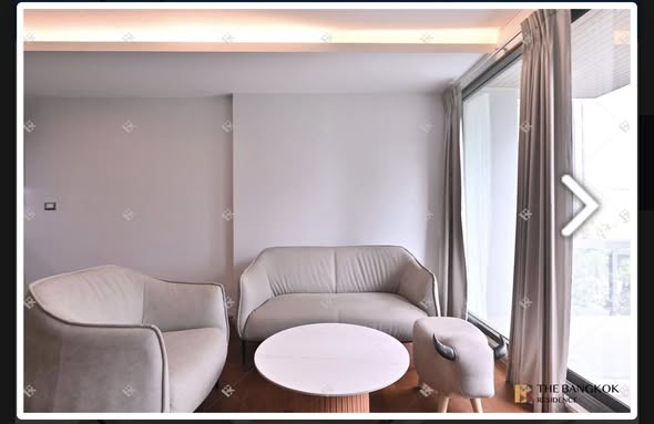 living room and room interior of The Address Sukhumvit 61 ดิ แอดเดรส สุขุมวิท 61