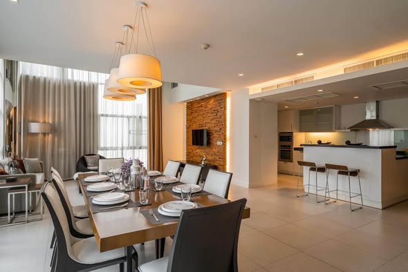 living room and room interior of The Bangkok Thonglor