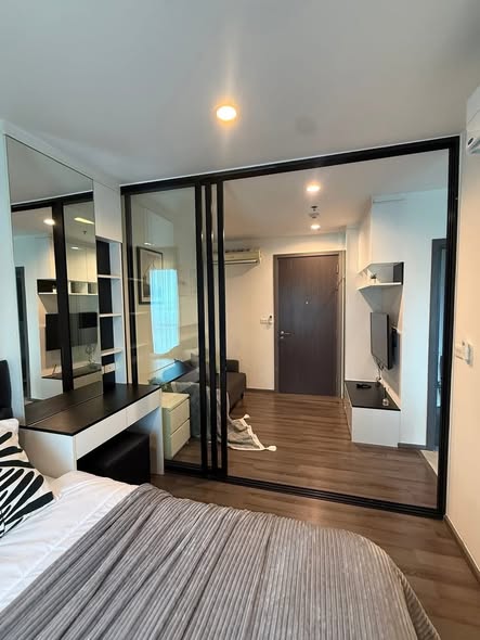 bedroom and room interior of THE BASE Park West – Sukhumvit 77