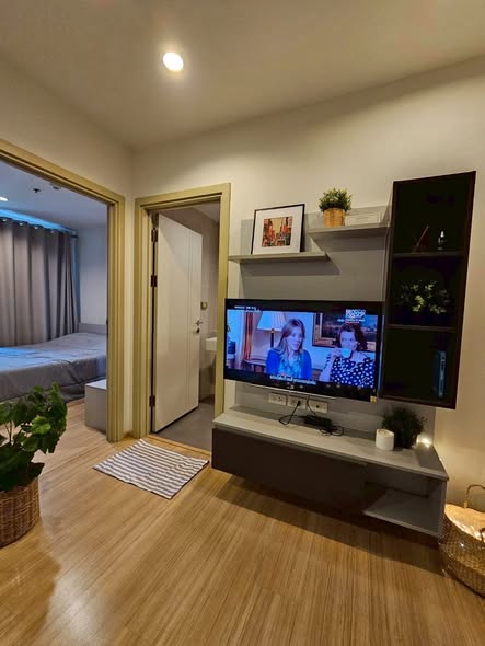 bedroom and living room of THE BASE Rama 9-Ramkhamhaeng