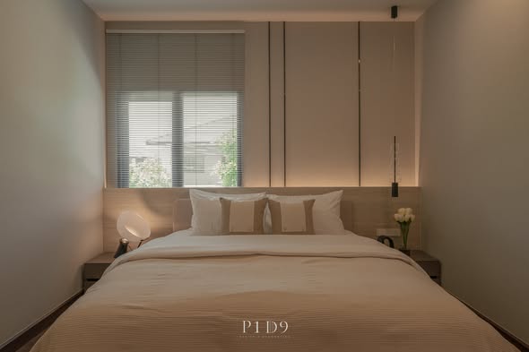 bedroom and bathroom of The City Bangna