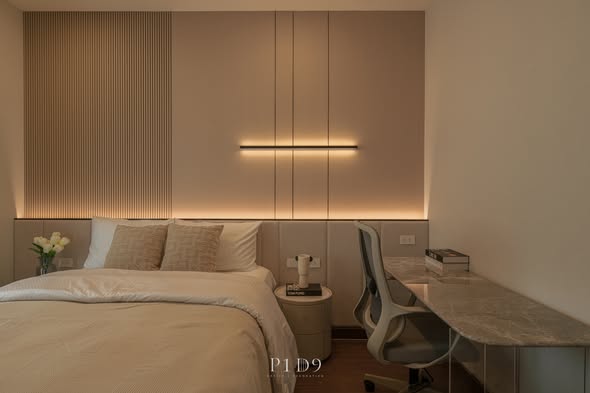 bedroom and bathroom of The City Bangna