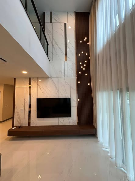 living room and room interior and kitchen of The City Bangna