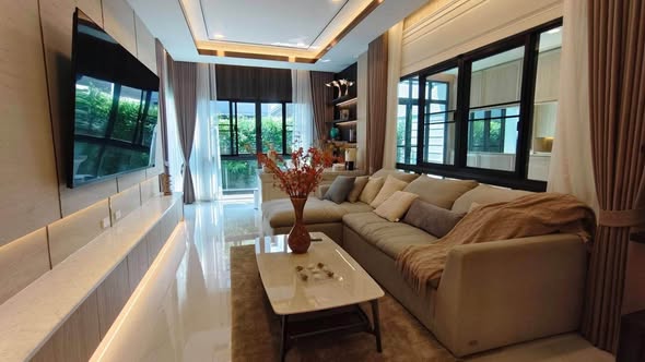 living room of The City Sukhumvit-Onnut 2