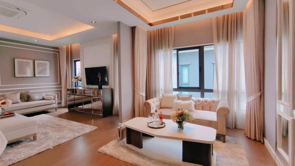 living room and bedroom of The City Sukhumvit-Onnut 2