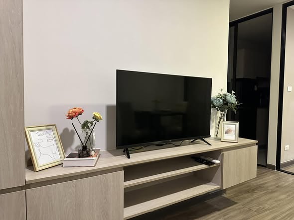 living room and room interior of The Collect Ratchada 32