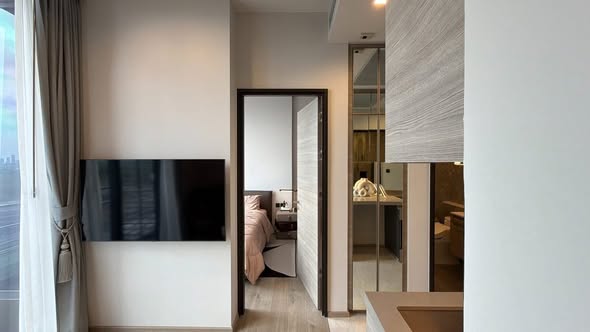 bedroom and room interior of The Crest Park Residences