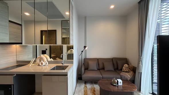 living room of The Crest Park Residences