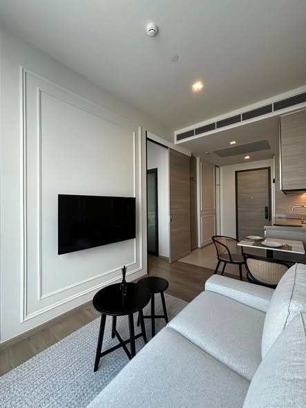 living room and bedroom of The Crest Park Residences