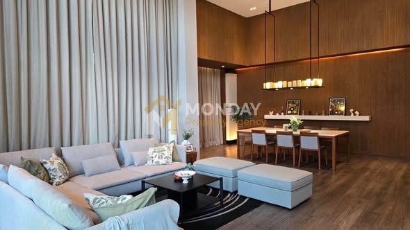 living room of The Crest Ruamrudee