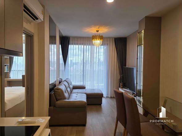living room and bedroom of THE CROWN Residences