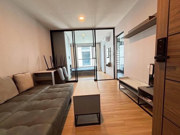 living room and room interior of The Cube Loft Srinakarin