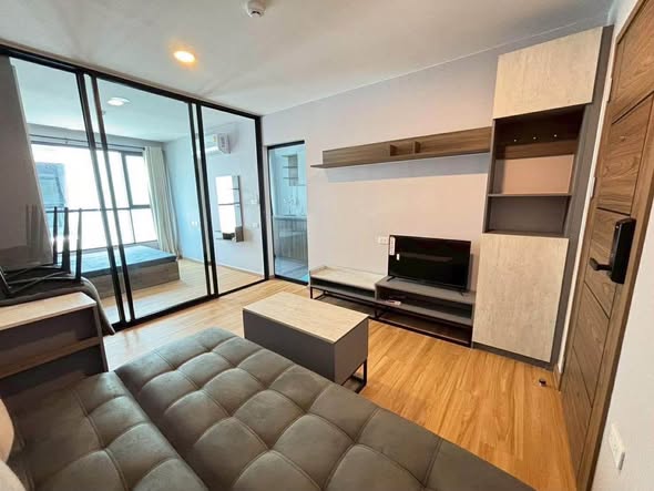 living room and room interior of The Cube Loft Srinakarin