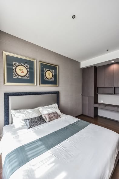bedroom of The Diplomat Sathorn