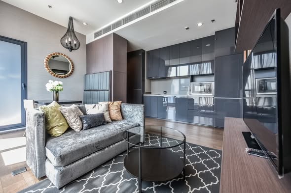 living room of The Diplomat Sathorn