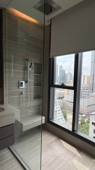 room interior and bathroom of The Diplomat Sathorn