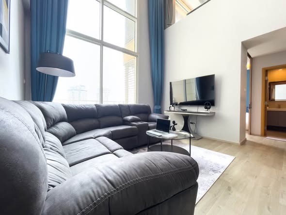 bedroom and living room of THE EMPIRE PLACE SATHON