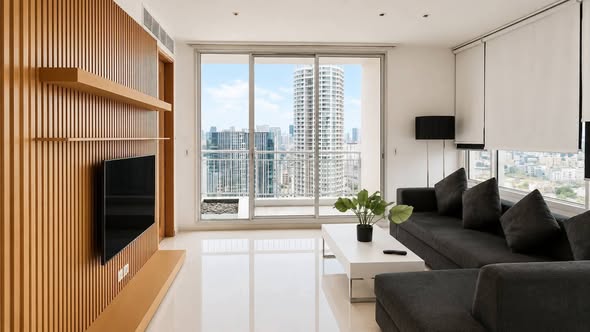 living room and room interior of THE EMPIRE PLACE SATHON