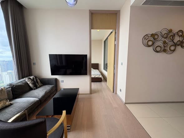 living room and bedroom of THE ESSE ASOKE