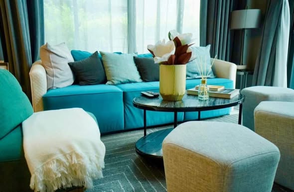 living room of เดอะ เจนทริ สุขุมวิท (THE GENTRY SUKHUMVIT 101)