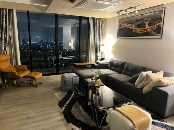 bedroom and living room of The Issara Ladprao