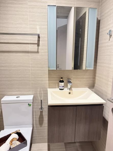 bathroom of THE LINE Asoke-Ratchada