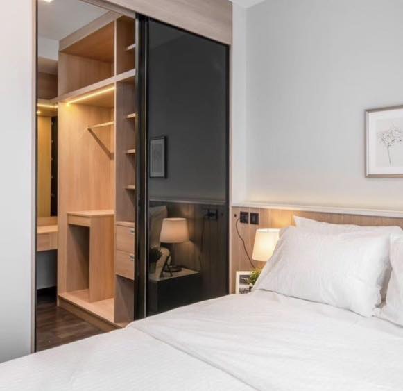 bedroom and room interior of THE LINE Asoke-Ratchada