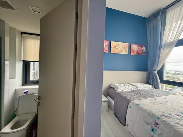 bedroom of THE LINE Sukhumvit 101