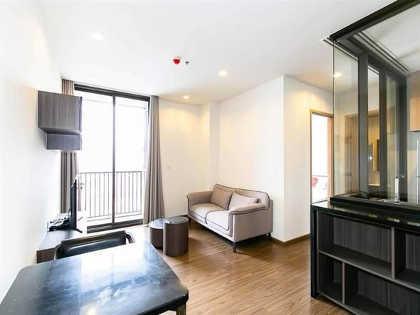 living room and room interior of THE LINE Sukhumvit 71