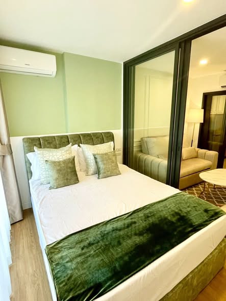 bedroom and room interior of The Line Vibe เดอะ ไลน์ ไวบ์