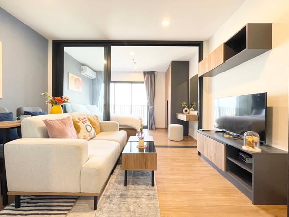 living room of The Line Vibe เดอะ ไลน์ ไวบ์