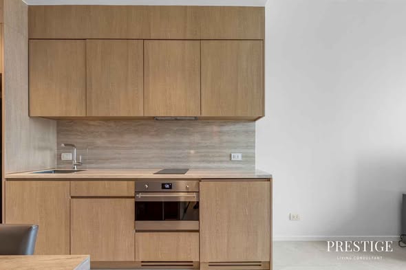 room interior and kitchen of The Lofts Silom by Raimon Land