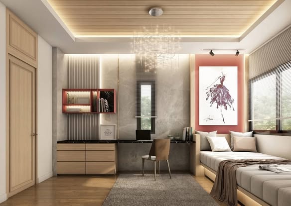 living room and bedroom of The Master Ratchaphruek – Maha Chesadabodindranusorn Bridge เดอะ มาสเตอร์ ราชพฤกษ์-สะพานมหาเจษฎาบดินทร์ฯ
