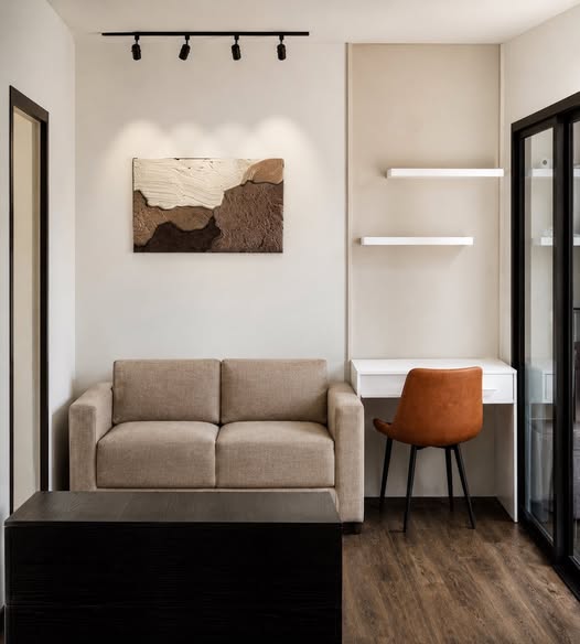 living room and room interior of The Nest Sukhumvit 64 Phase 2