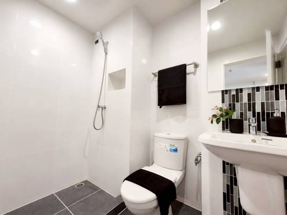 bathroom of The Niche MONO Bangna อาคาร C และ D