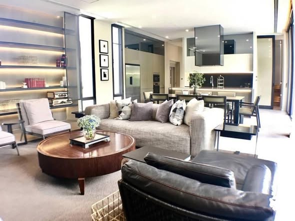 living room of The Obsidian