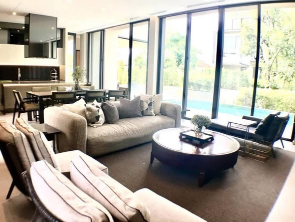 living room of The Obsidian