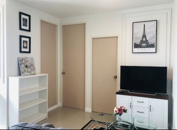 living room and bedroom and room interior of The Parkland Srinagarindra